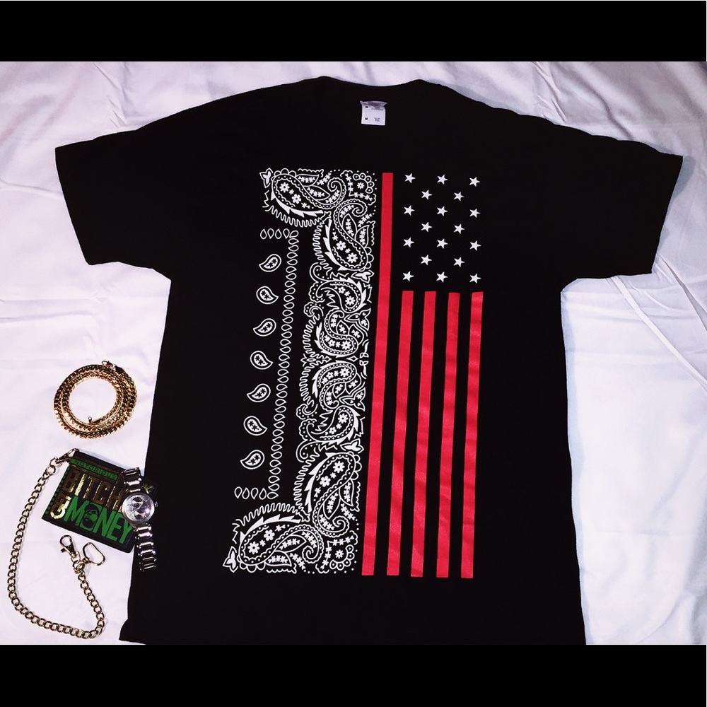 Bandanna American Flag T-shirt